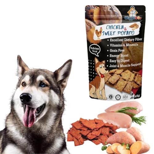 Image of Chicken & Sweet potato Dog Treat - Irresistible Flavor for a Healthy Pet, The Perfect Snack to Satisfy Your Dog's Cravings, A Burst of Chicken & Sweet potato Flavor to Delight Your Dog (45g)