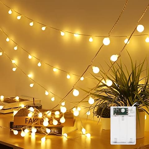Guirnalda Led 10M 80 Bolas Pilas 2 Modos Cover