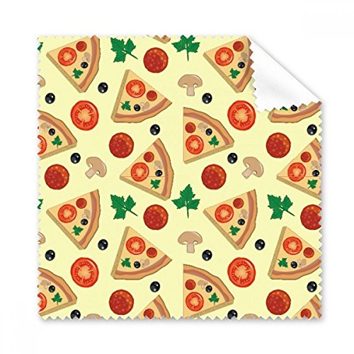 Cadeau original 5pcs chiffon nettoyage écran et verres pizza