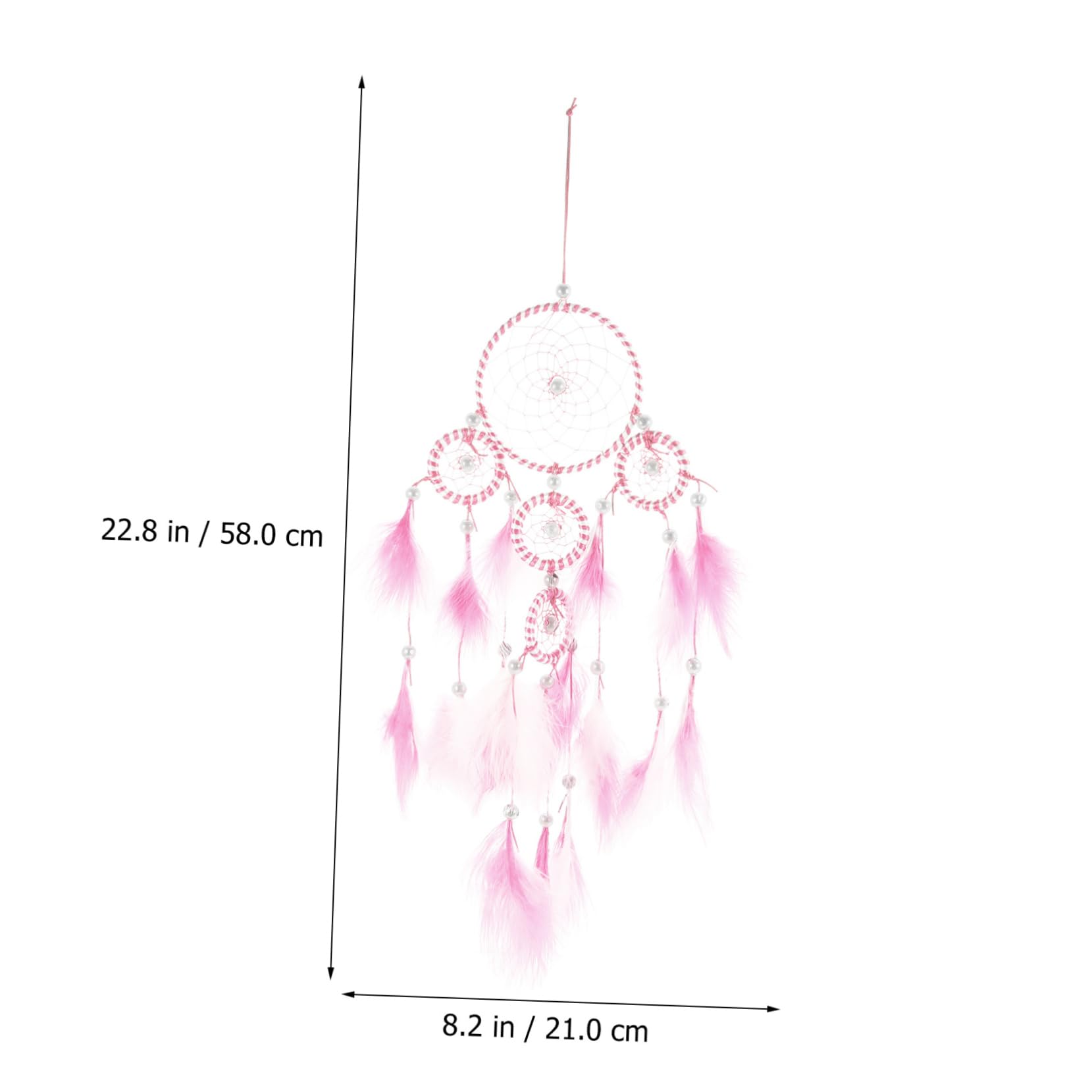 Beavorty Indoor Dream Catcher Wall Hanging Decor Creative Boho Ornament for Lightweight and Versatile Home Decoration for Bedroom Office Aesthetic Unique Artistic Atmosphere