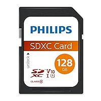 Philips Ultra Speed SDXC Card 128 GB UHS-I U1,velocità di lettura fino a 80 MB/s,V10,scheda