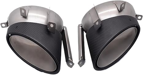 Muffler tip, Compatible for Audi R8 2010-2012 Carbon Fiber Exhaust