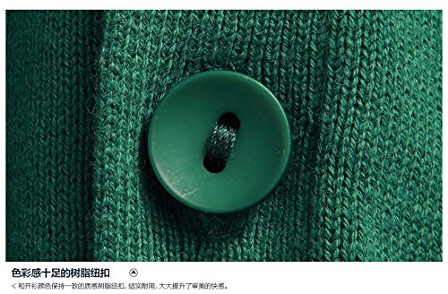 HaoMay Mens Slim Lightweight Cashmere V Neck Button Down Knit Cardigans Sweater4