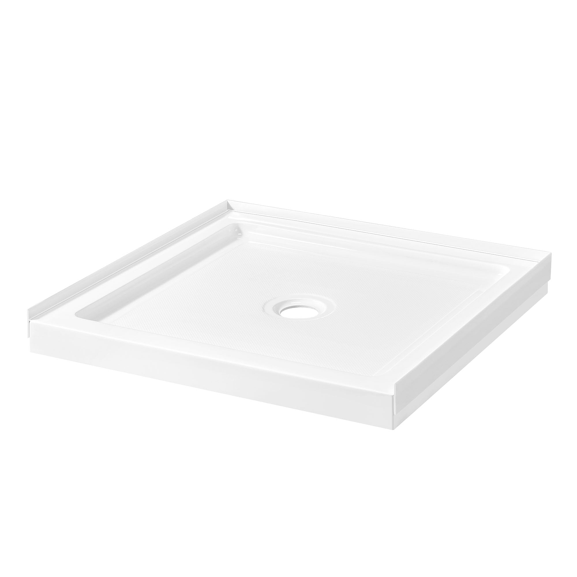 OVE Decors 36x32 Shower Base, Center Drain, White