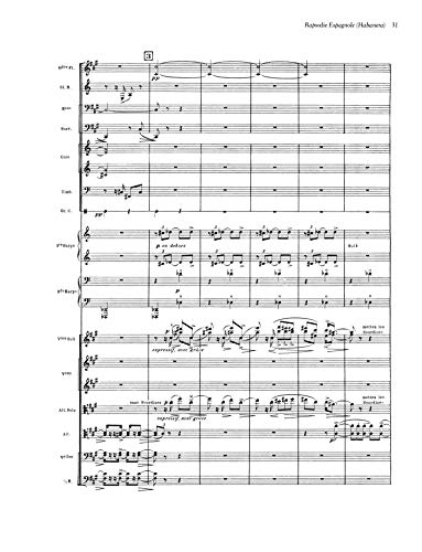 Four Orchestral Works in Full Score: Rapsodie Espagnole, Mother Goose Suite, Valses Nobles Et Sentim