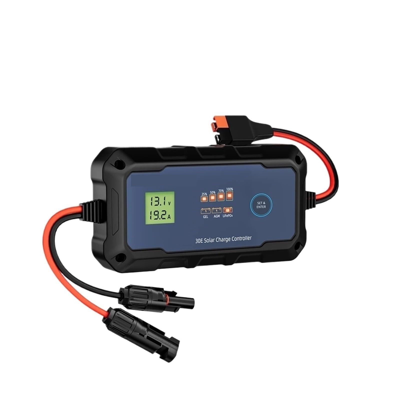30A 900W Inteligentny regulator ładowania solarnego PWM