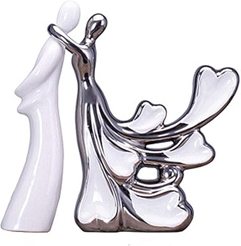 ANDING Estatuas de pareja de apasionados regalos de boda para hombres decoración del hogar sala de estar escultura 3122