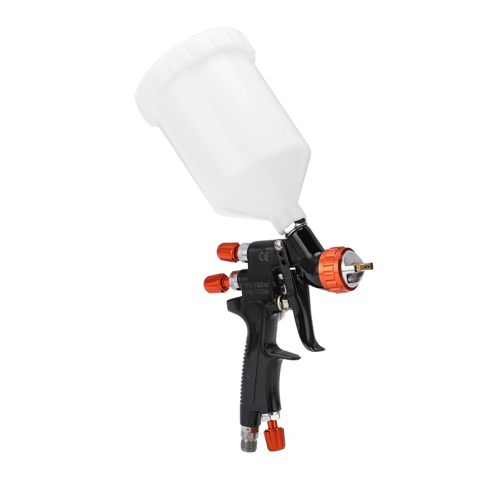 Spritzpistolen-Set, Hohe Zerstäubung, 1,3-mm-Düsentopf für Auto-Grundierung, Transparenter Decklack, Ausbesserung, Professionelles Zubehör