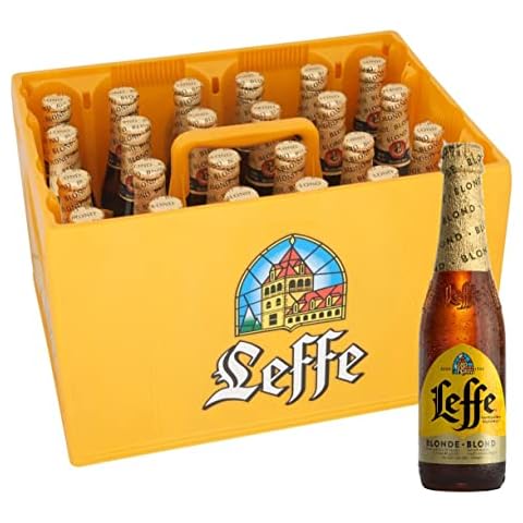 Leffe Blonde Flaschenbier, MEHRWEG im Kasten Cover