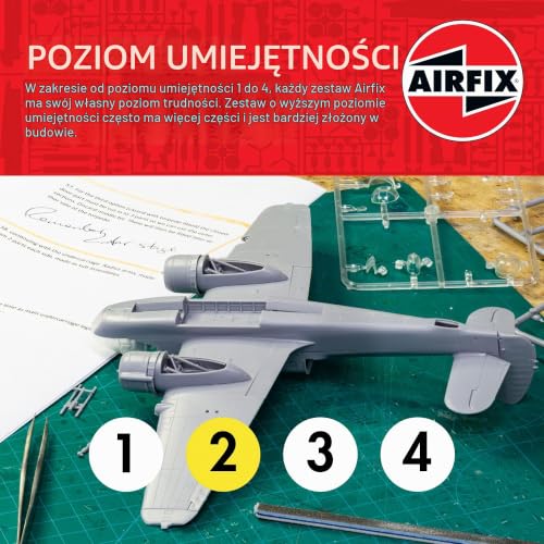 Airfix Zestaw Plastikowych Modeli Samolotów Wojskowych Airfix A04021A Bristol Beaufort Mk.Ia