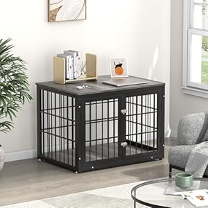 Heavy-Duty-Dog-Crate-Furniture-for-Large-and-Medium-Dogs-Decorative-Pet-House-End-Table-Wooden-Cage-Kennel-Furniture-Indoor-Gray - Cucciolini Doodles   Heavy-Duty-Dog-Crate-Furniture-for-Large-and-Medium-Dogs-Decorative-Pet-House-End-Table-Wooden-Cage-Kennel-Furniture-Indoor-Gray