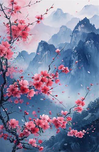 Puzzle 2000 Piezas Flor Montaña, Rompecabezas para Adultos, Puzzles Desafiante, Juegos Educativos, Puzle Clásico para Todos los Fanáticos de los Rompecabezas 100 x 70 cm