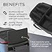 ENPI Premium Golf Trunk Organizer & Travel Bag - Ample Storage for Accessories & Gear - 2 Shoe Compartments - Shoulder Strap - Ideal for Enthusiasts & Gifts (R/W/B)