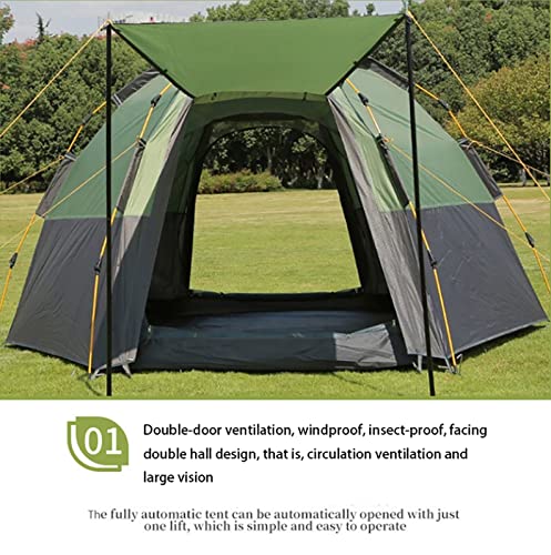 Carpa Pop-Up Hexagonal para Camping Familiar 5-8 Personas miniatura 4
