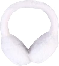Soft Plush Earmuffs Outdoor Winter Warm Earmuffs Earmuffs Earmuffs for Girl Women (Black) White, White, One size