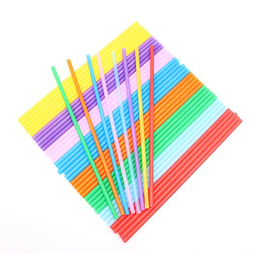 Mayata 300pcs Pitillos Desechables de Plástico Colorido miniatura 3