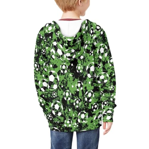 Image of Coloranimal Unisex Girls Boys Long Sleeve Casual Hoodies & Sweatshirts Tops Kids Zip Up Jacket Coat Age 6-16 Year