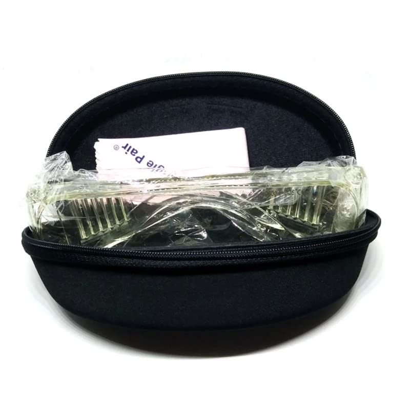 Lunettes de protection laser EP-9-6 de 190 à 400 nm à absorption continue large bande OD4+ avec boîte CE