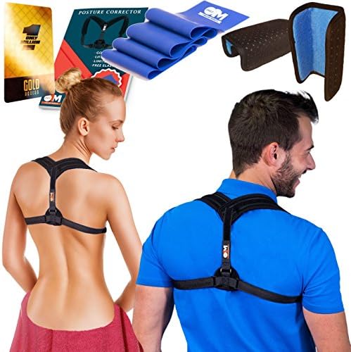 Back Posture Corrector Clavicle Support Brace for Women & Men by Nicestar Improve Posture, Prevent Slouching and Upper Back Pain Relief