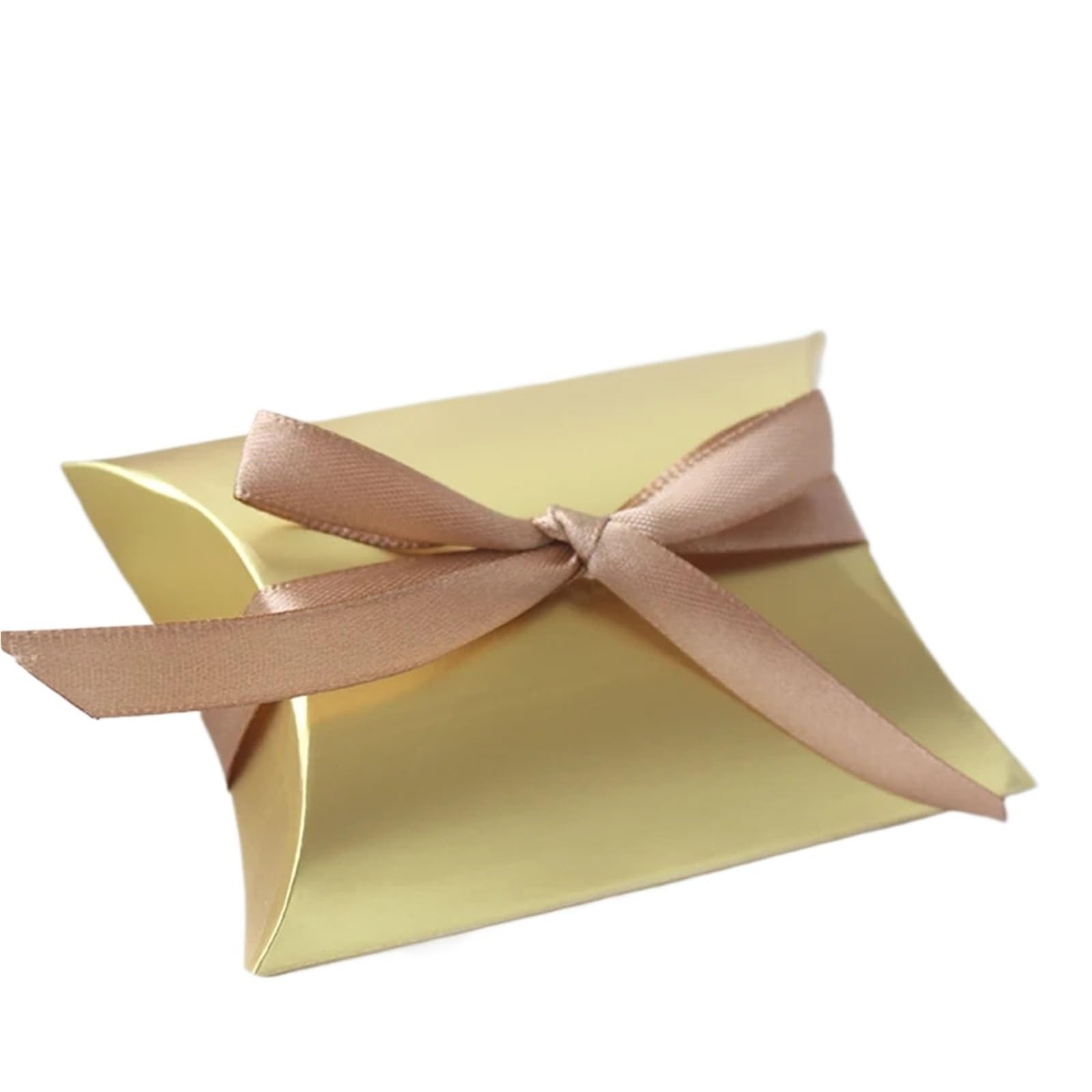 25 goldene Geschenkboxen for Kissen und Süßigkeiten
