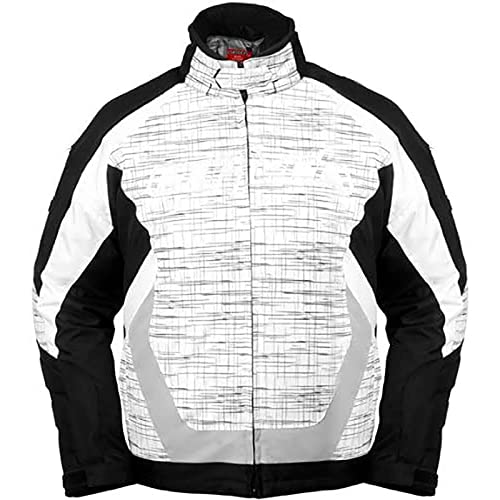 cortech Blitz Men's Snowmobile Jackets - White/Black/Large