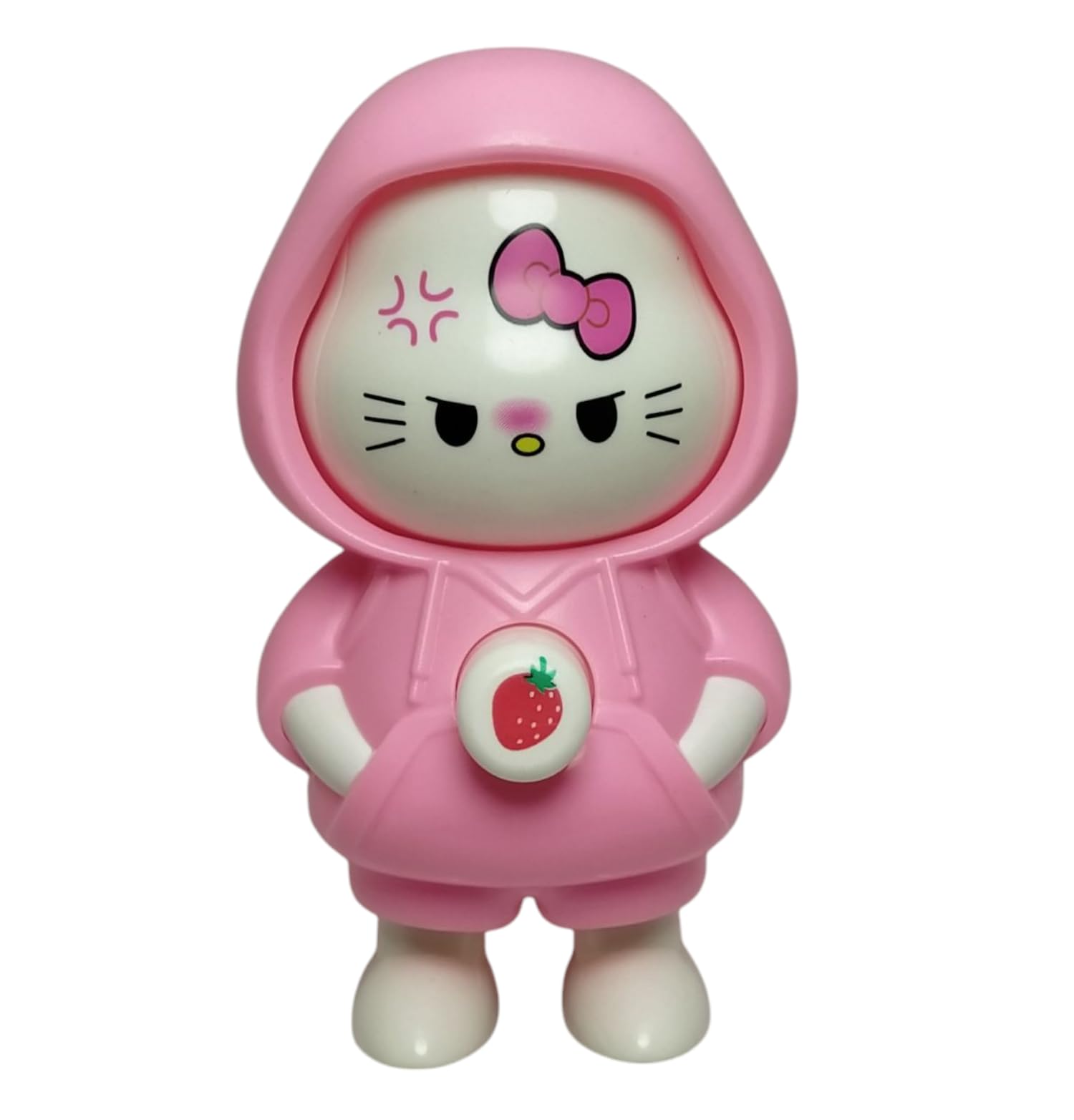 Delicacy Handicraft Cute Hello Kitty Plastic Pink Keychain – Adorable Bag Charm 4Inch – Expression Changing Cartoon Keyring For,Kids,And Cartoon Fans Lightweight And Durable Design - Image 3 thumbnail