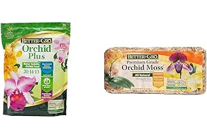 Better-Gro Orchid Plus Fertilizer and Premium Moss for Growing Orchids