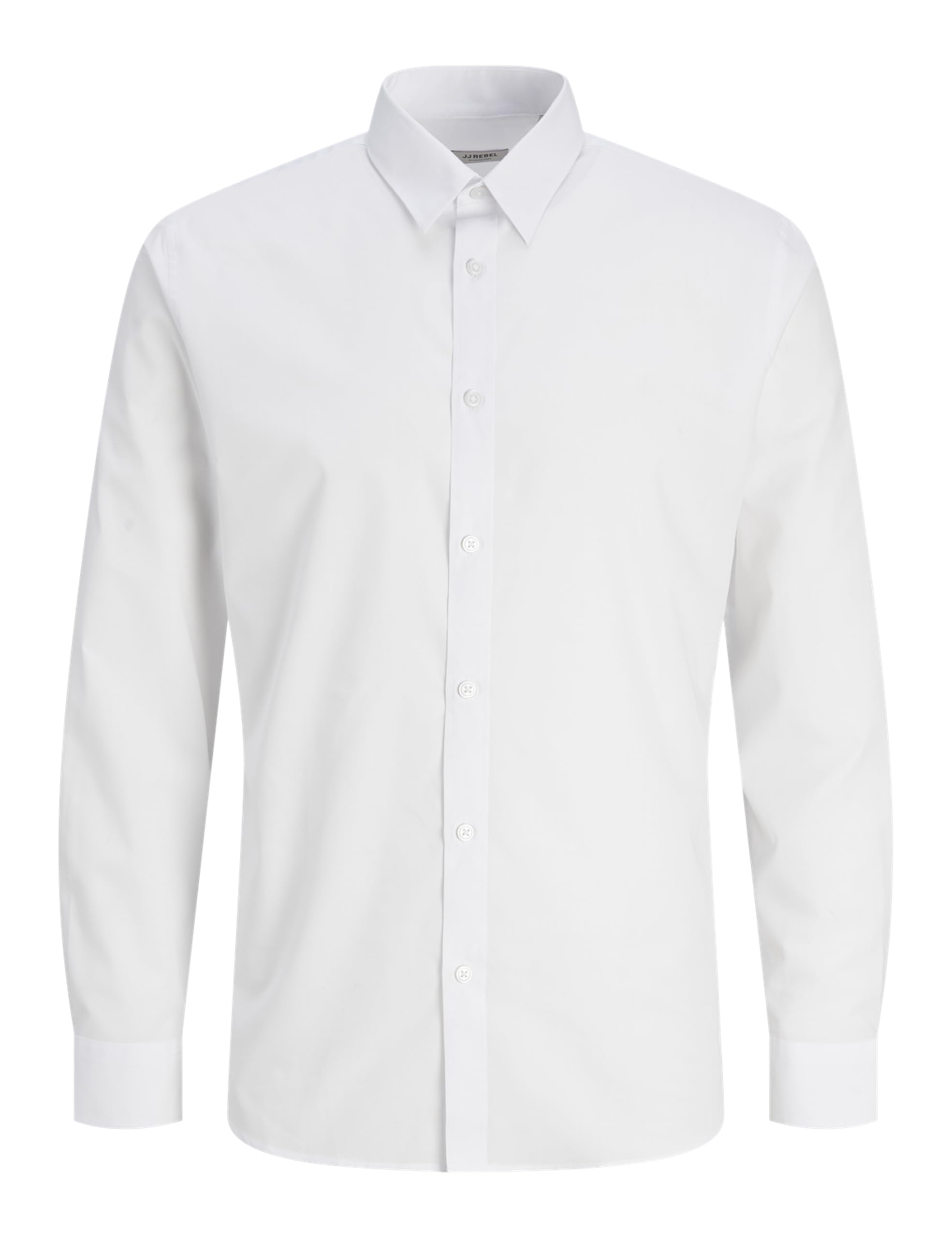 JJ REBEL Mens Gavin Long Sleeve Shirt White S