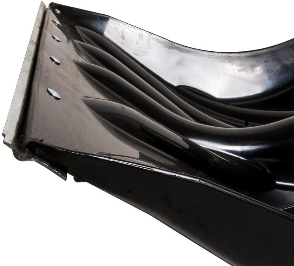 True Temper 1627200 Poly Snow Shovel/Pusher with Steel Handle and D-Grip