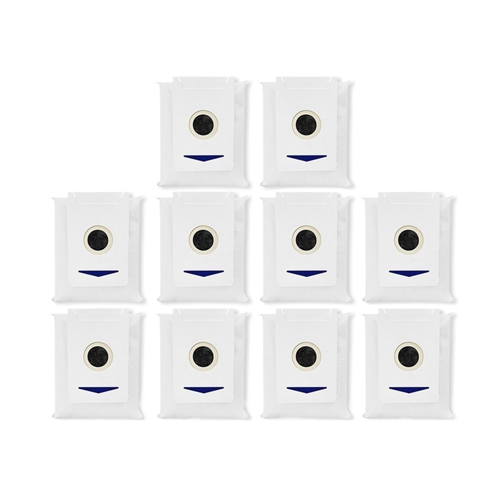 Compatible For ECOVACS T30 PRO OMNI / T30S PRO/YEEDI M12 Pro. Robot Vacuum Cleaner Replacement Dust Bag Main Side Brush Filter Mop Accessory(Dust bags 10pcs)