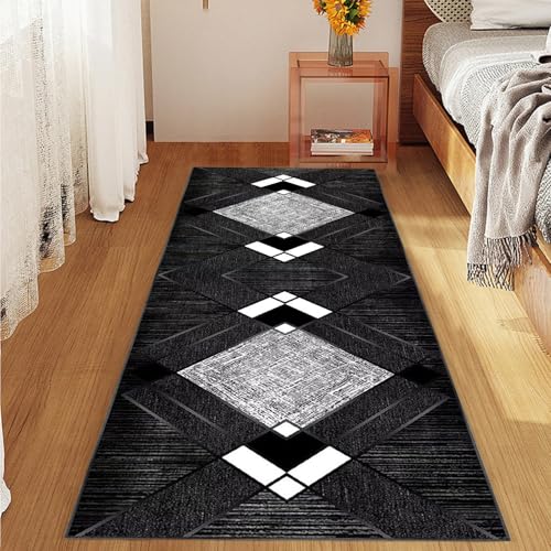 Tapis de couloir antidérapant lavable cuisine entrée salon chambre 80 x 250 cm - 6