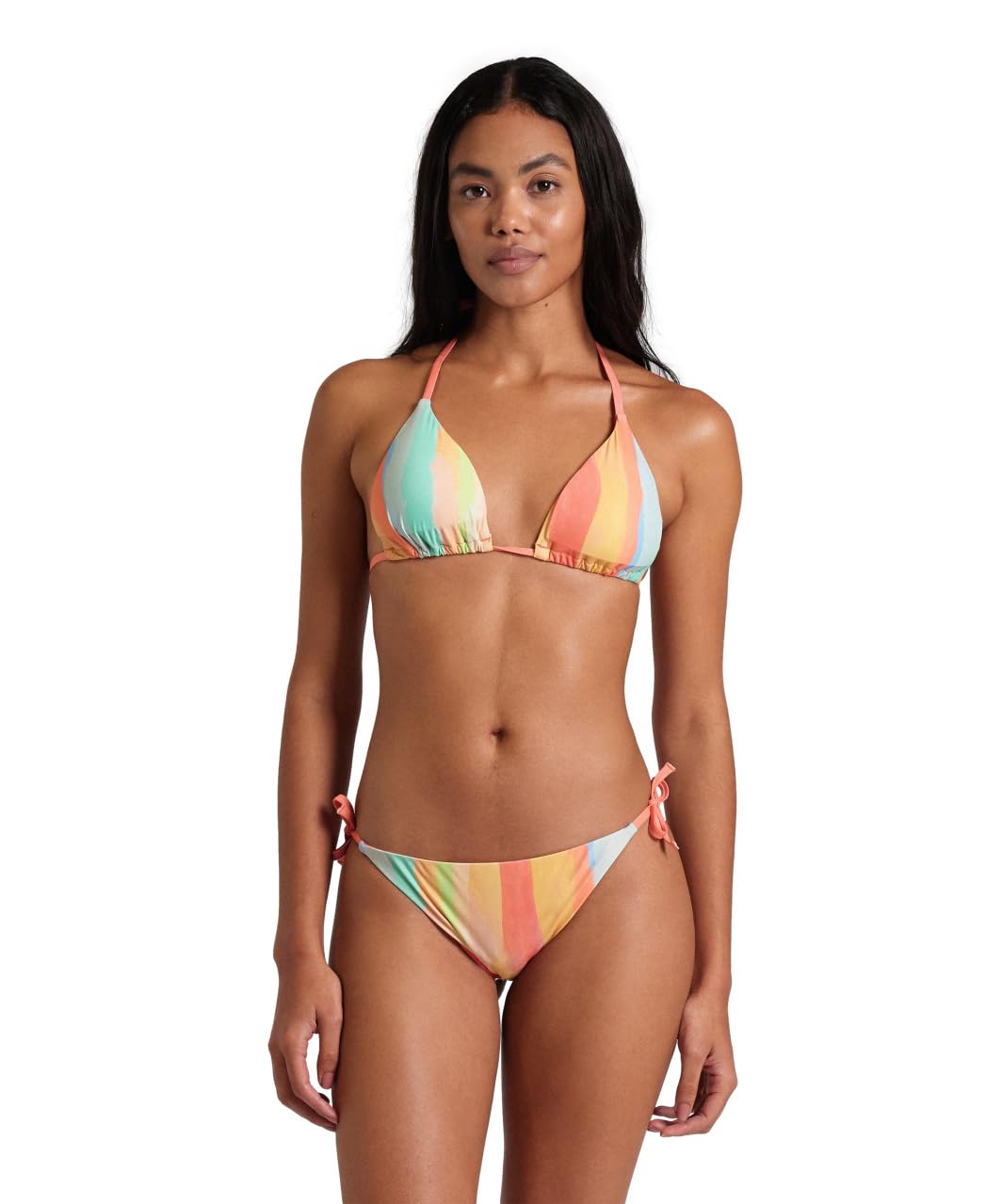 ARENA Women's Water Print String Bikini Triangle Bañador de Dos Piezas Mujer (Pack de 1)