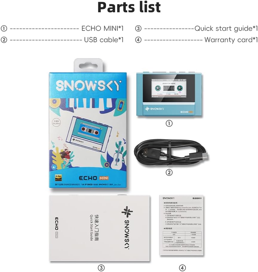 Retro UI display on FiiO ECHO MINI