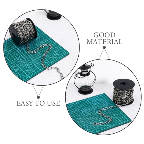 Cadena Jack para colgar lámparas comederos pájaros y decoración acero inoxidable 3