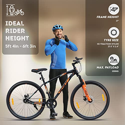 Image of Vector 91 Granite-X40 27.5T Single Speed Hybrid Bike (Ideal for: 12+ Years, Brake: Disc)