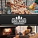 Log Barn Kiln-Dried Birch Hardwood Logs, Approx. 9.5kg (1 x 30L Net). Kiln Dried Logs for Wood Burner, Grate, Fire Pit. Dry Fire Wood For Log Burners, Pizza Oven Wood - Genuine Log Barn Firewood Logs
