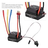 3650 3500KV Zestaw silnika bezszczotkowego z 60A ESC i kartą programową dla samochodu 1/10 RC, dokładny zrównoważony wirnik, czystość miedzianych uzwojeń, 4 programowanie do