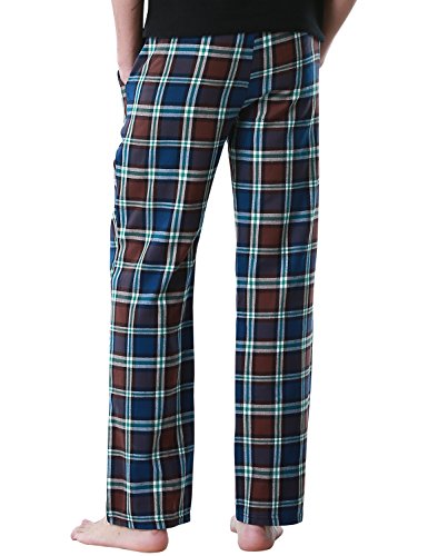 Match Calça de pijama masculina xadrez macia #8001, 8011 Verificações, 34