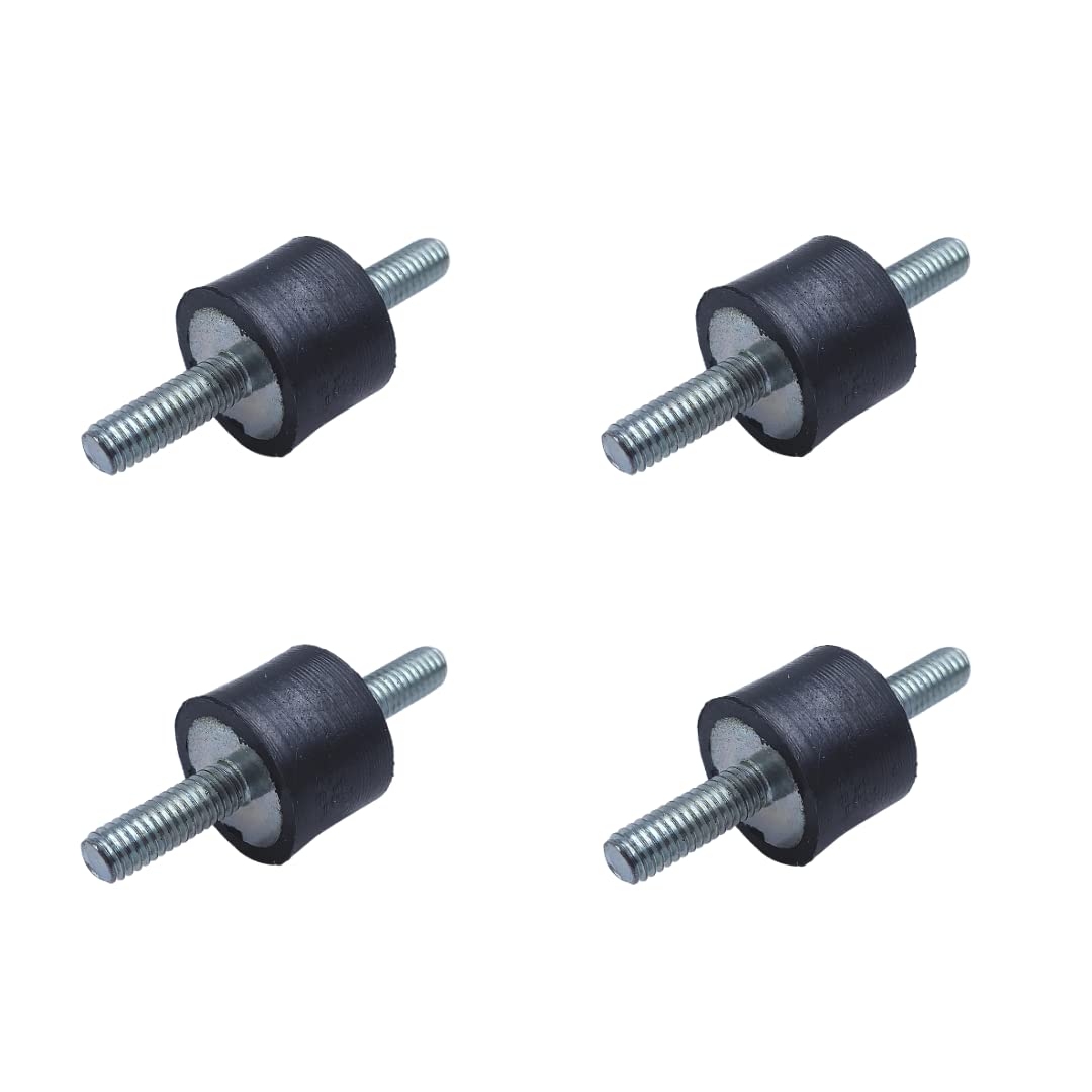 Supporto Antivibrante In Gomma - Silent Block M10/M12 - Isolatore Per Motori, Compressori, Macchinari - Foto 4