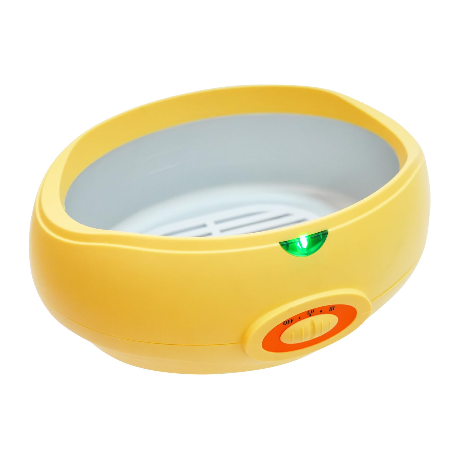 Scaldacera elettrico per bagno di paraffina, 4400 ml, con funzione di riscaldamento/isolamento, bagno di paraffina per mani e piedi, con piastra termica (arancione)