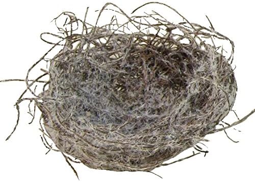 Package of 12 Twig Bird Nests Covered in Artificial Snow (3" Dia) - for Winter or Holiday Wedding and Shower Favors