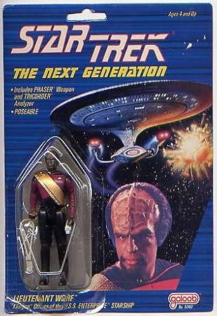CAPTAIN WORF, Galoob 3.75 VINTAGE