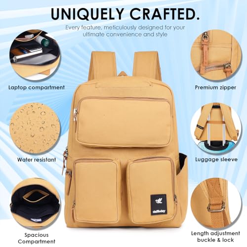Image of Pro Backpack Large Capacity Travel Laptop Backpack | Lightweight Durable College Bookbag Men Woman 15.6 inch Computer Bag | Water Resistant Outdoor Backpacks With Multifunction Pockets