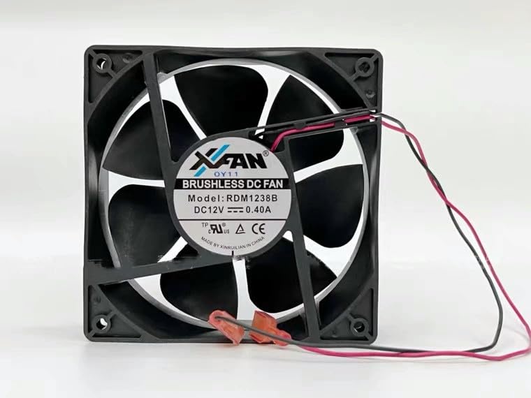 for RDM1238B DC12V 0.40A 12CM 12038 Cooling Fan