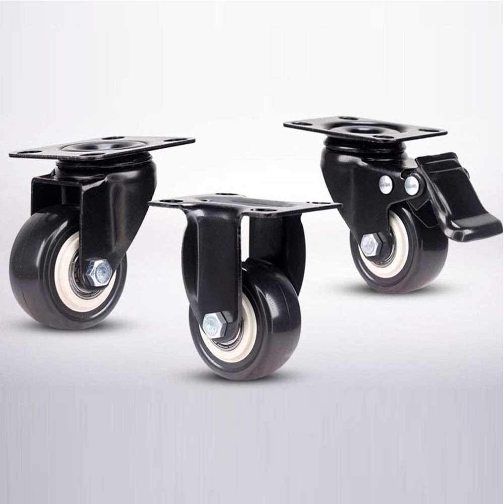 Amazon.com: YUANP Ruedas giratorias, ruedas giratorias, rueda cardán, rueda  pequeña, rueda direccional, volante con freno, giratorio de 2 pulgadas :  Industrial y Científico