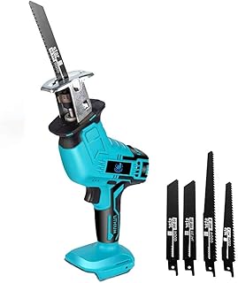 Powerful 18V Cordless Reciprocating Saw: Versatile Electric Saber Saw for Wood & Metal Cutting