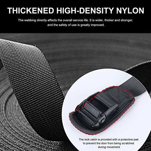 Door Anchor Strap Resistance Bands Set, Multi Point Door Anchor Exercise Bands Set, With 5 Fitness Workout Bands Stackable Up To 150 Lbs, Upgraded Handles, Ankle Straps And Carry Bag #TOP6