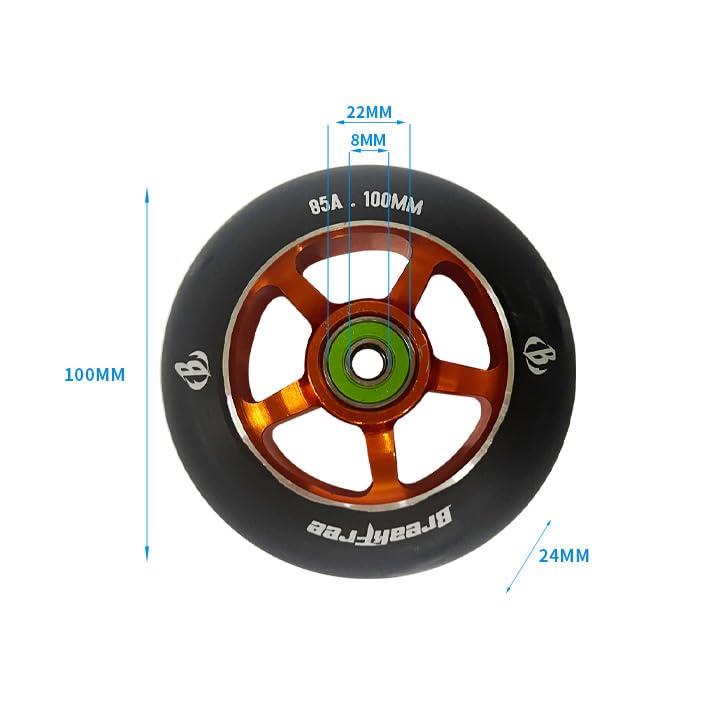 isinwheel Motor Tire for GT2 Electric Scooter, Rear Tires GT2