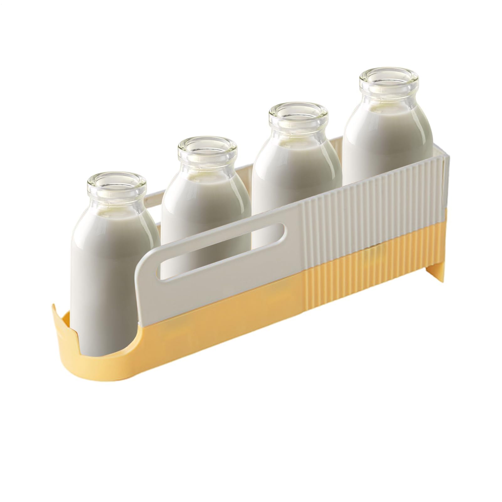 Muiltvoe Beverage Organizer for Fridge - Automatic Beverage Holder | Refrigerator Drink Organizer - for Home Bar Counter Cabinet Freezer Kitchen Pantry Party