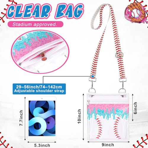 Image of Sanwuta Clear Baseball Bag Purse Stadium Approved